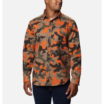 Columbia Outdoor Elements Printed Flannel, Camisa Camuflados Para Hombre | 160327-EFN